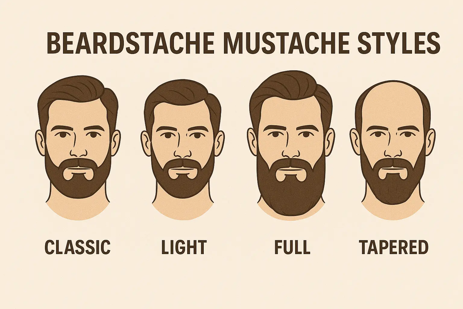 Beardstache Styles