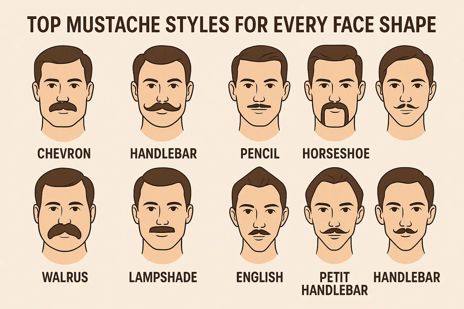 Mustache Styles: The Complete Guide to Finding Your Perfect Look