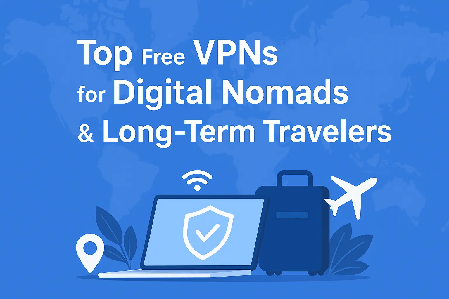 Top Free VPNs for Digital Nomads & Long-Term Travelers