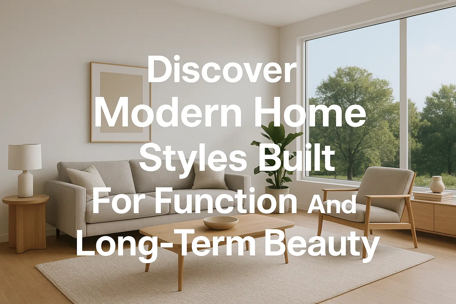Modern Home Styles Built for Function & Long-Term Beauty