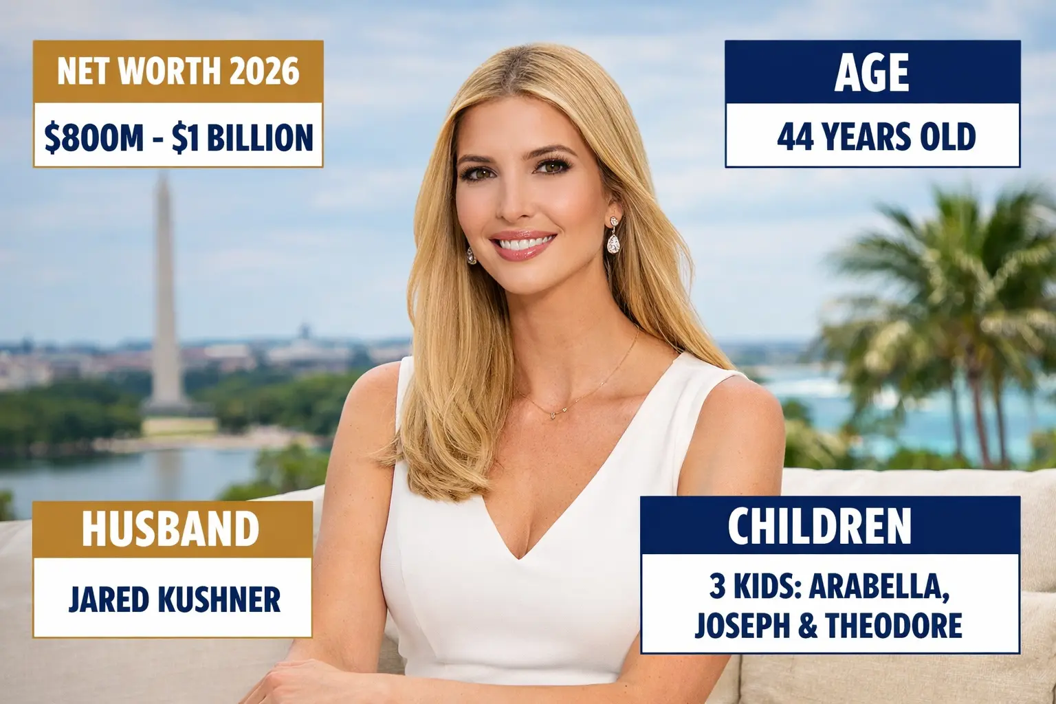 Ivanka Trump Net Worth 2026