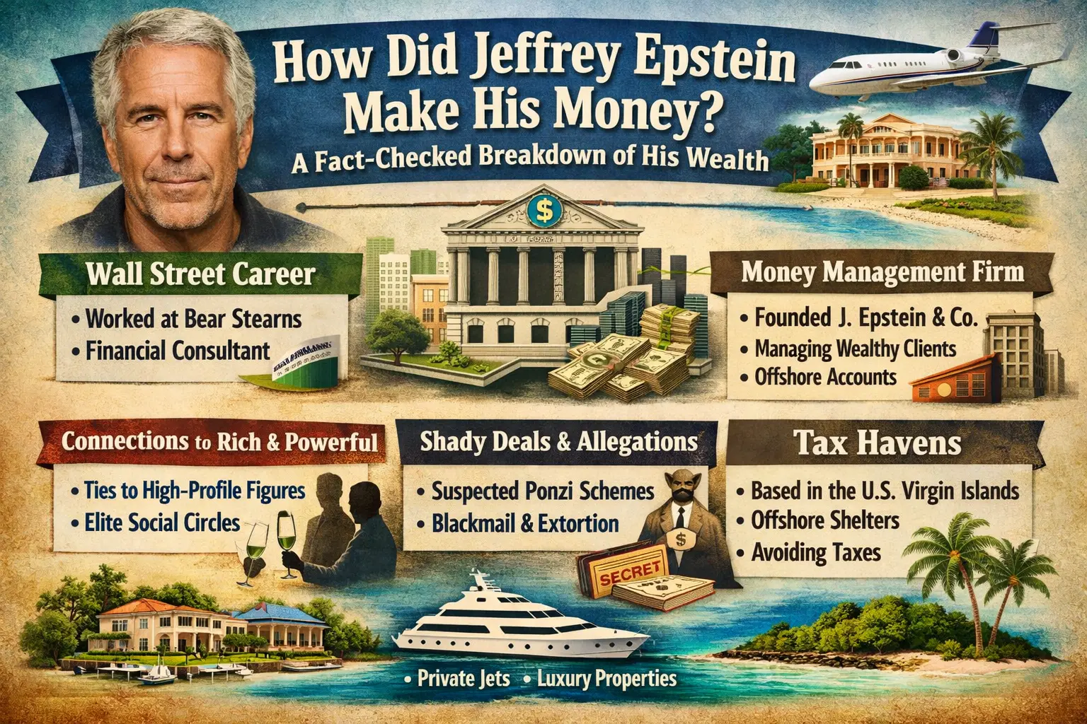 How Did Jeffrey Epstein Make His Money? Fact-Checked Answer