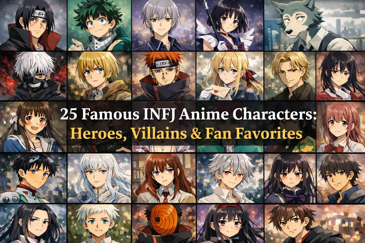 25 Famous INFJ Anime Characters Heroes, Villains & Fan Favorites