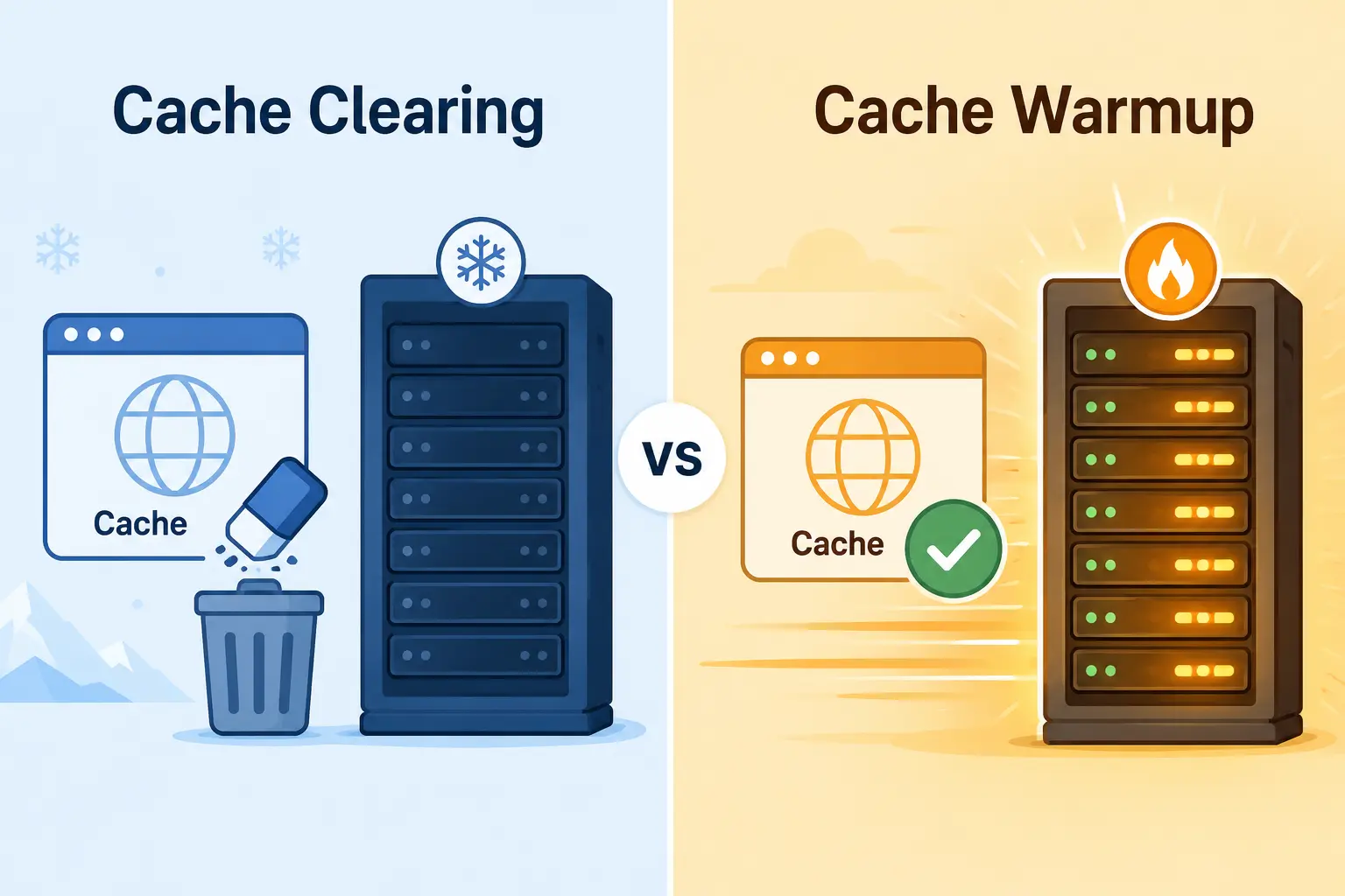 Cache Warmup vs Cache Clearing: What Is the Difference?