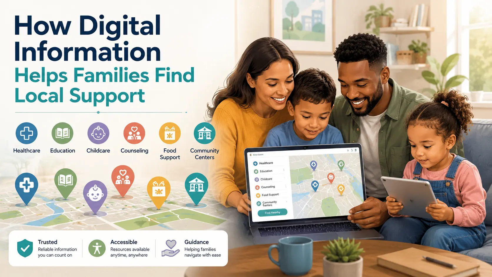 How Digital Information Helps Families Find Local Support