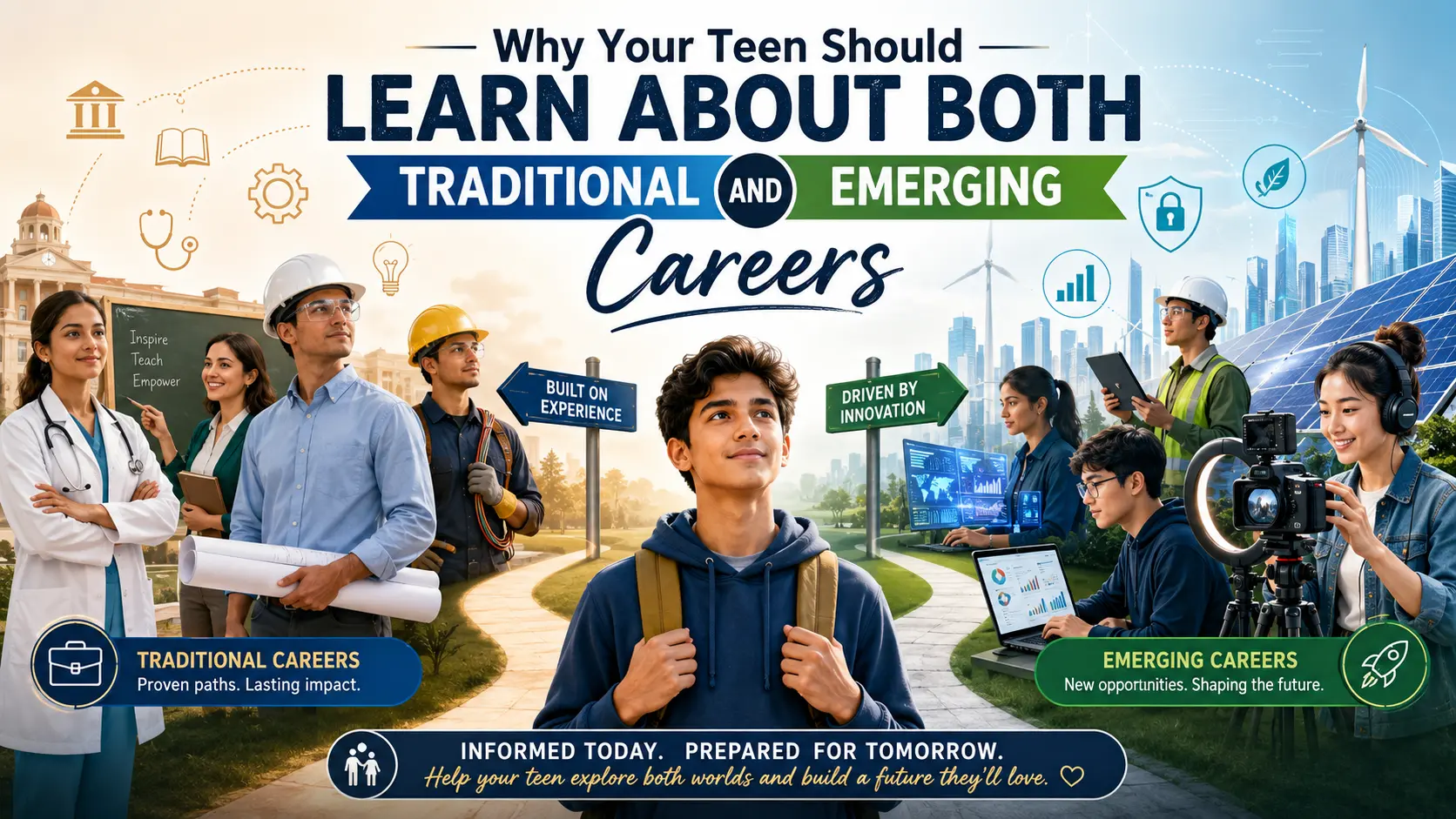 Why Your Teen Should Learn About Both Traditional and Emerging Careers